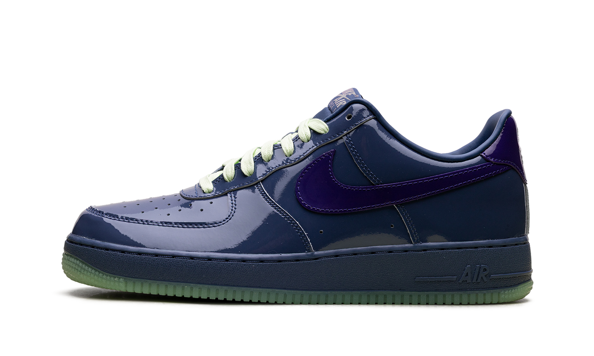 Air Force 1 Low Patent Leather Mystic Navy Grape Ice IO4489 400