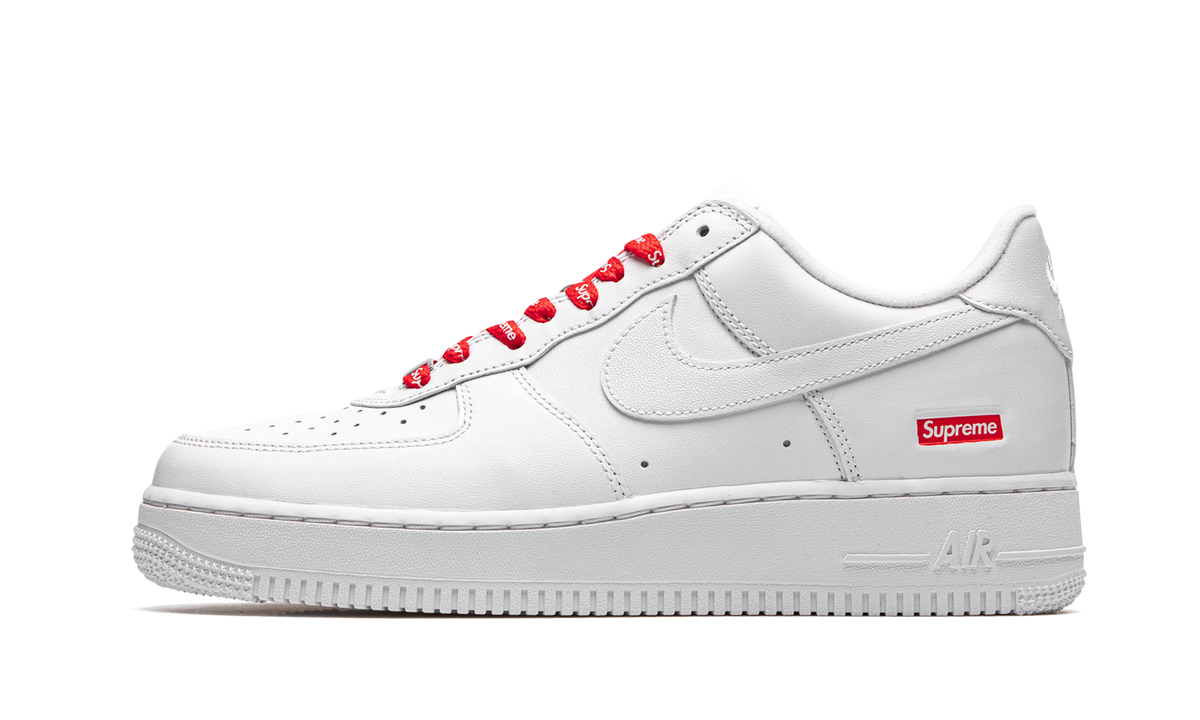 Air Force 1 Low Supreme - Mini Box Logo White CU9225 100